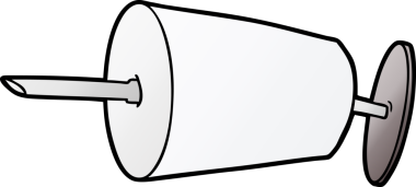 bir insan tarafından çizilmiş tıbbi şırınga.