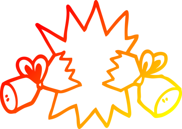 Bir insan tarafından çizilmiş çizgi film krakerinin sıcak çizgi çizimi