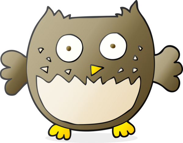 Bir insan tarafından çizilmiş baykuş çizimi.