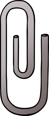 Bir insan tarafından çizilmiş bir ataç.