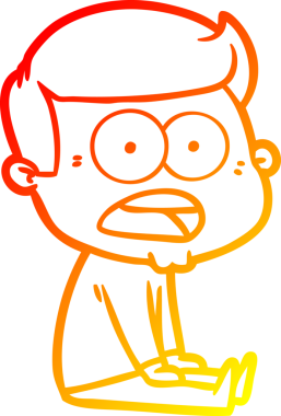 İnsan tarafından çizilmiş bir çizgi film karakteri.