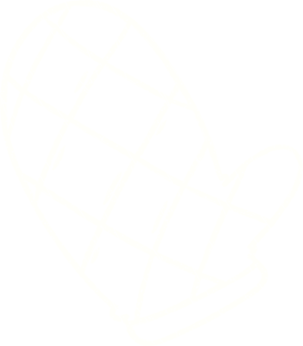 Bir insan tarafından çizilmiş fırın eldiveni tebeşiri.