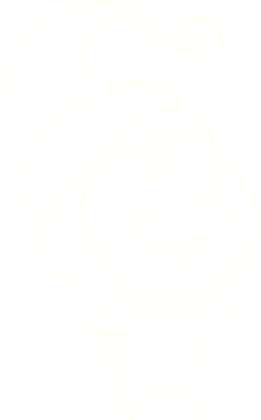 Bir insan tarafından çizilmiş Noel Astronot Tebeşiri