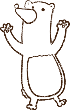 Bir insan tarafından çizilen Dans Eden Ayı Kömürü