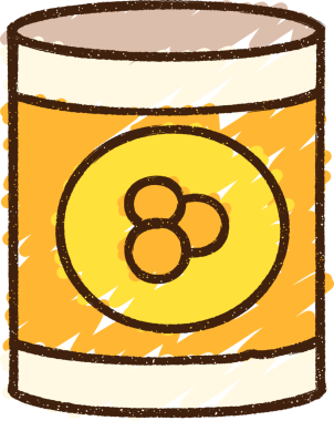 Bir insan tarafından çizilen Konserve Meyve Tebeşiri