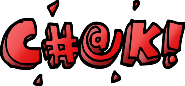 karikatür bir insan tarafından çizilmiş küfür