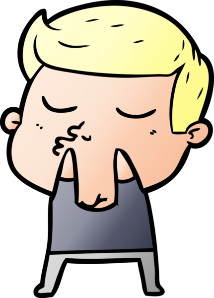 Bir insan tarafından çizilmiş karikatür mankeni adam.