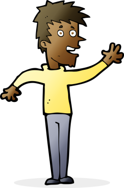 Bir insan tarafından çizilmiş mutlu çocuk çizimi.