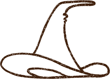 Cadı Şapkası Kömürü Bir insan tarafından çizilmiş