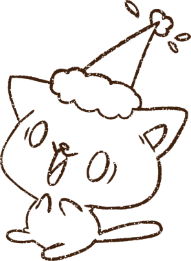 Noel Kedi Kömürü Bir insan tarafından çizilmiş