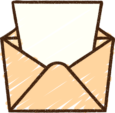 Bir insan tarafından çizilmiş Posta Sembol Tebeşiri