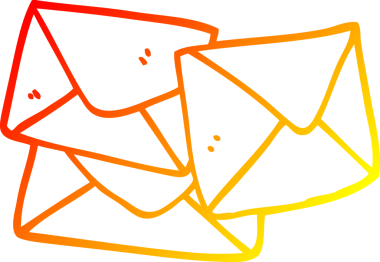 Bir insan tarafından çizilmiş bir karikatürün sıcak çizgi çizimi