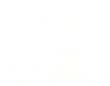 Bir insan tarafından çizilen Cadı Şapkası Tebeşiri