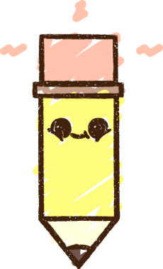 Bir insan tarafından çizilen Mutlu Kalem Tebeşiri