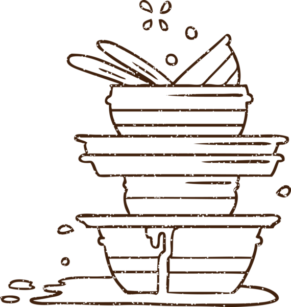 Bir insan tarafından çizilen Bulaşık Kömürü Çizimi