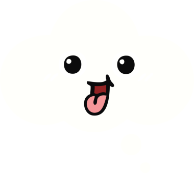 Bir insan tarafından çizilen düşünce baloncuğunun düz renkli retro karikatürü