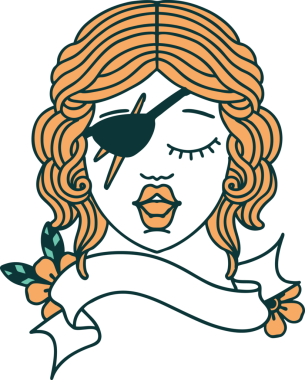 Retro Dövme Tarzı Bir insan tarafından çizilmiş insan düzenbaz karakter yüzü