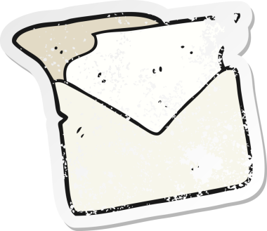 Bir insan tarafından çizilmiş açık bir karikatürün gerilimli yapıştırması.