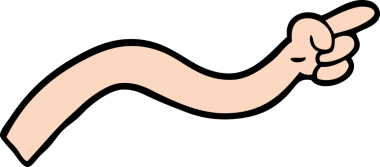 Bir insan tarafından çizilmiş el çizimi karikatür çizimi.