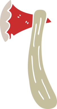 Bir insan tarafından çizilmiş karalama baltası.