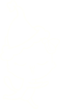 Bir insan tarafından çizilen Noel Kedisi Tebeşiri