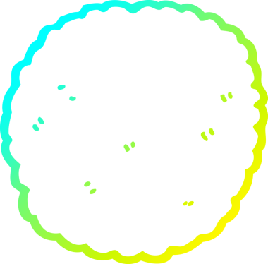 Bir insan tarafından çizilmiş bir çizgi film bisküvisi.