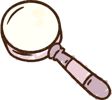 Bir insan tarafından çizilen Büyüteç Tebeşir Çizimi