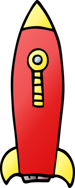 bir insan tarafından çizilmiş karalama uzay roketi