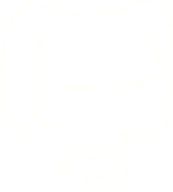 Bir insan tarafından çizilmiş şirin tavşan tebeşiri.