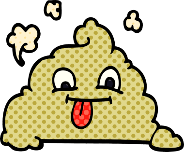 Bir insan tarafından çizilmiş karikatür kakası.