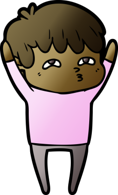 Bir insan tarafından çizilmiş garip bir adam.