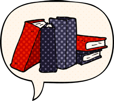 Çizgi roman tarzında konuşma baloncuğu olan çizgi romanlar bir insan tarafından çizildi.