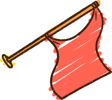 Bir insan tarafından çizilen Sallanan Bayrak Tebeşiri