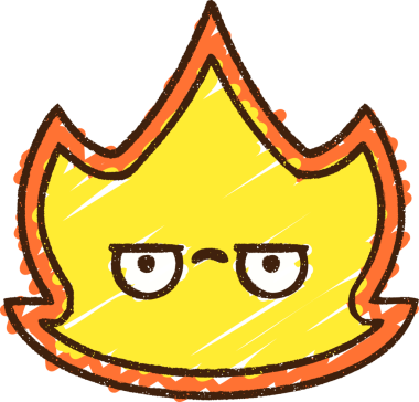 Bir insan tarafından çizilen Alev Tebeşiri