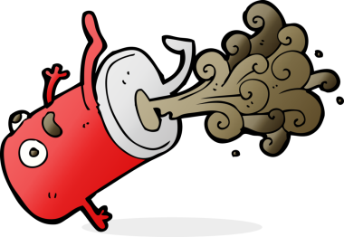 Bir insan tarafından çizilmiş eski bir içki kutusu.