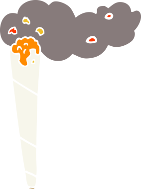 Bir insan tarafından çizilmiş marihuana esrar karalaması.