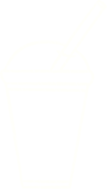 Bir insan tarafından çizilmiş buzlu kahve tebeşiri.