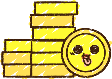 Bir insan tarafından çizilen Para Yığını Tebeşiri