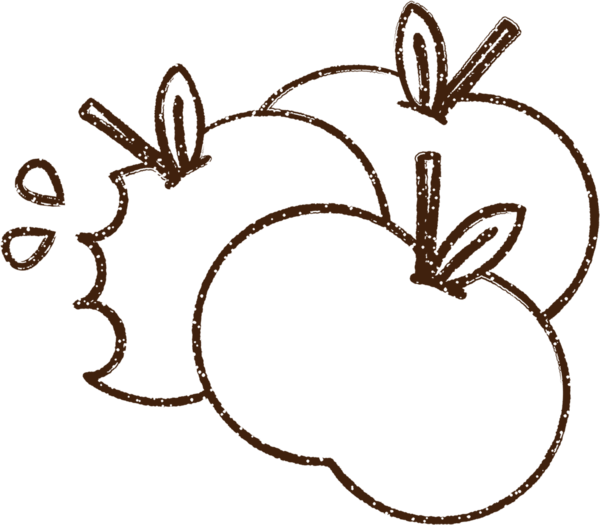 Elma Kömürü Bir insan tarafından çizilmiş