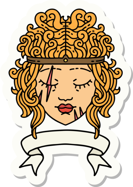 Bir insan tarafından çizilmiş barbar bir insan karakterinin çıkartması.