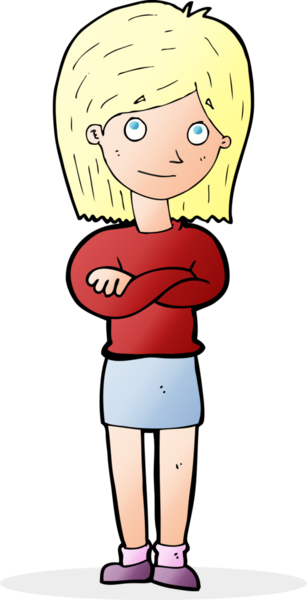 Çizgi film dostu kız yuvarlanan gözler bir insan tarafından çizilmiş.