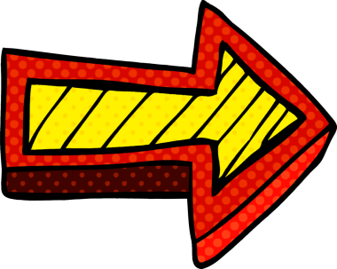 bir insan tarafından çizilmiş karalama yönetmenliği oku