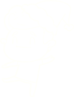 Bir insan tarafından çizilen Noel Adam Tebeşiri