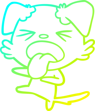 Bir insan tarafından çizilmiş iğrenç bir çizgi film çizimi.