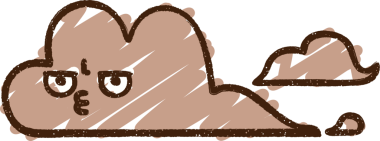 Bir insan tarafından çizilen Fırtına Bulutu Tebeşiri