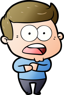 Bir insan tarafından çizilmiş bir karikatür.