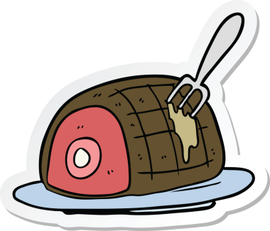 Bir insan tarafından çizilmiş karikatür etiketi.