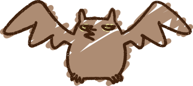 Bir insan tarafından çizilen Yarasa Tebeşiri