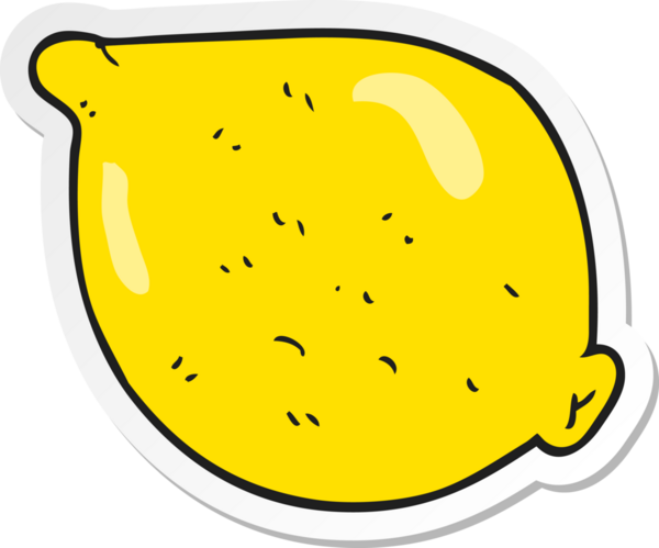 Bir insan tarafından hızlı çizilmiş karikatür kalem çıkartması.