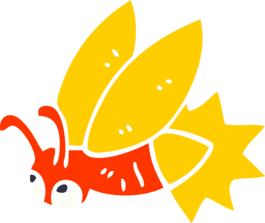 Bir insan tarafından çizilmiş çizgi film karalaması.